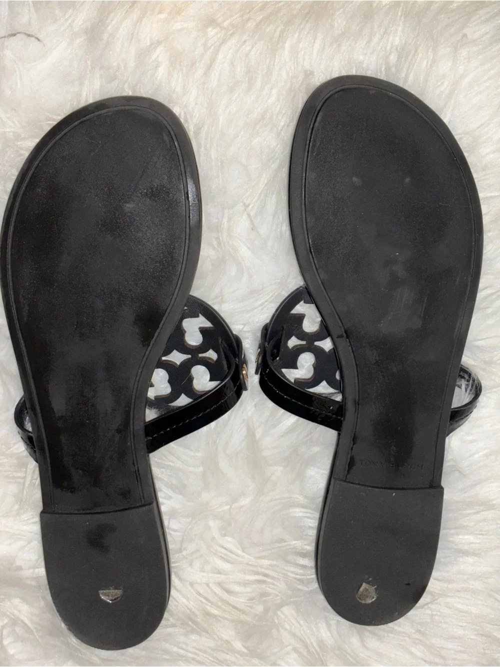Tory Burch Miller Patent Sandal Sz 12
